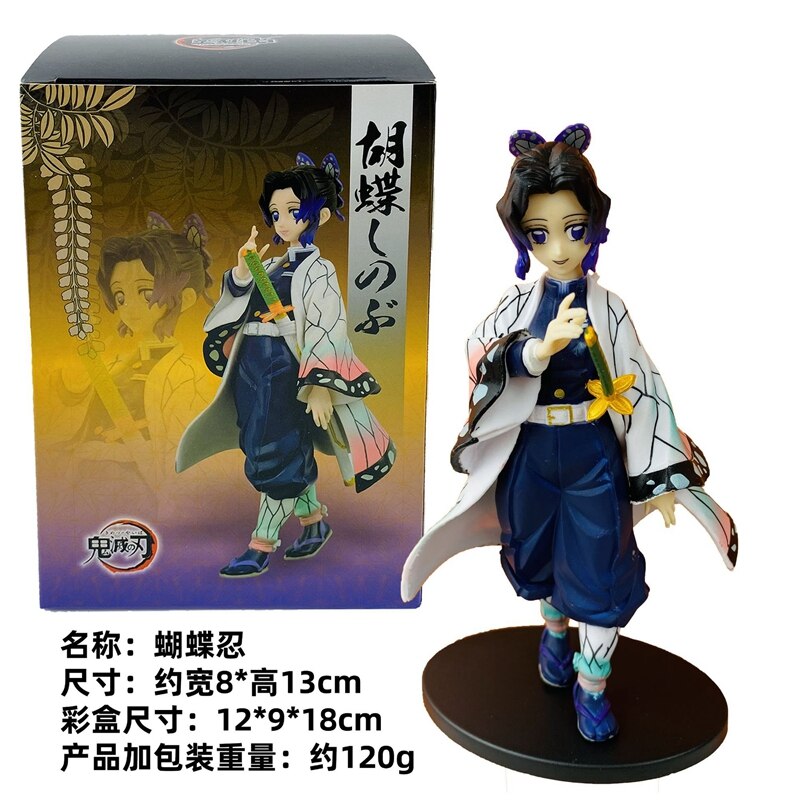 Figurines de dessin animé Demon Slayer Tokitou Muichirou, jouets en PVC de 16cm Kanroji Mitsuri Shinazugawa Sanemi Kimetsu no Yaiba, poupée d'action Figma