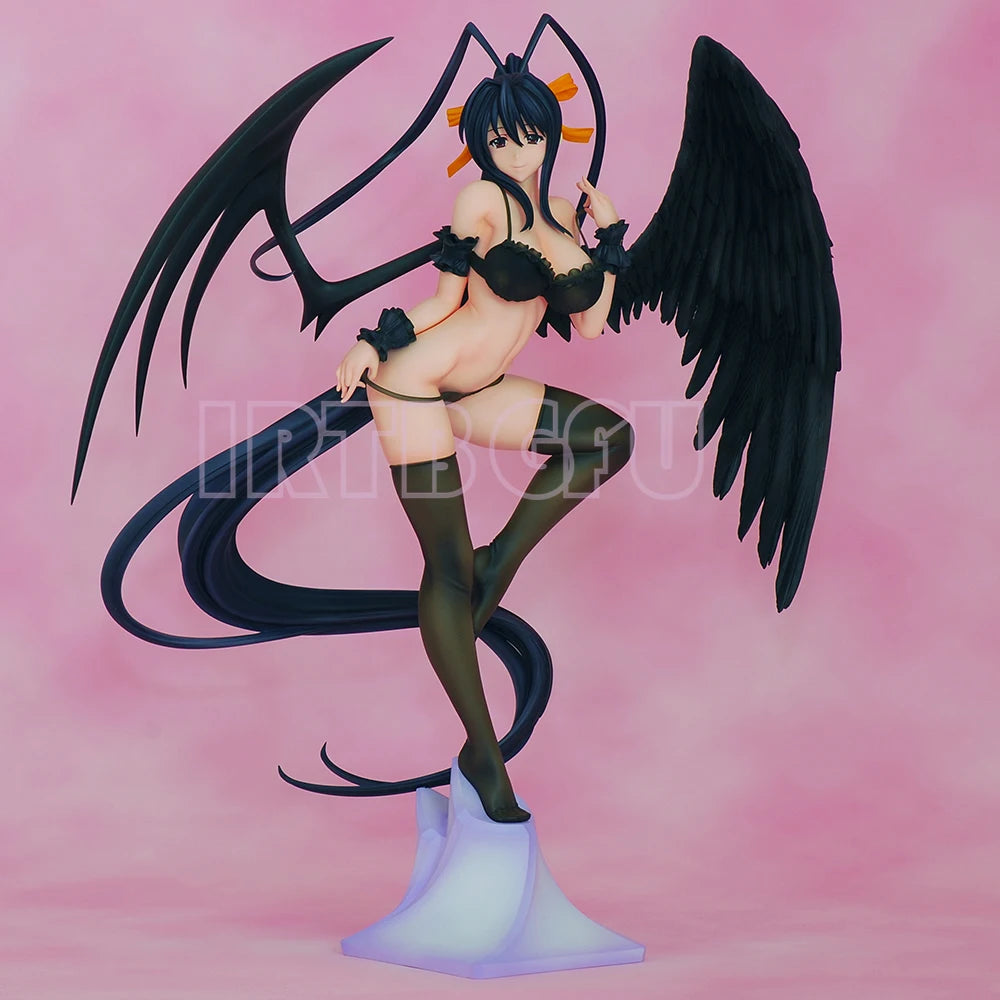 High School D×D BorN Himejima Akeno 1/7 Modèle souple Jouets pour filles Anime japonais PVC Figurine d'action Jouet Jeu Collection Modèle Poupée