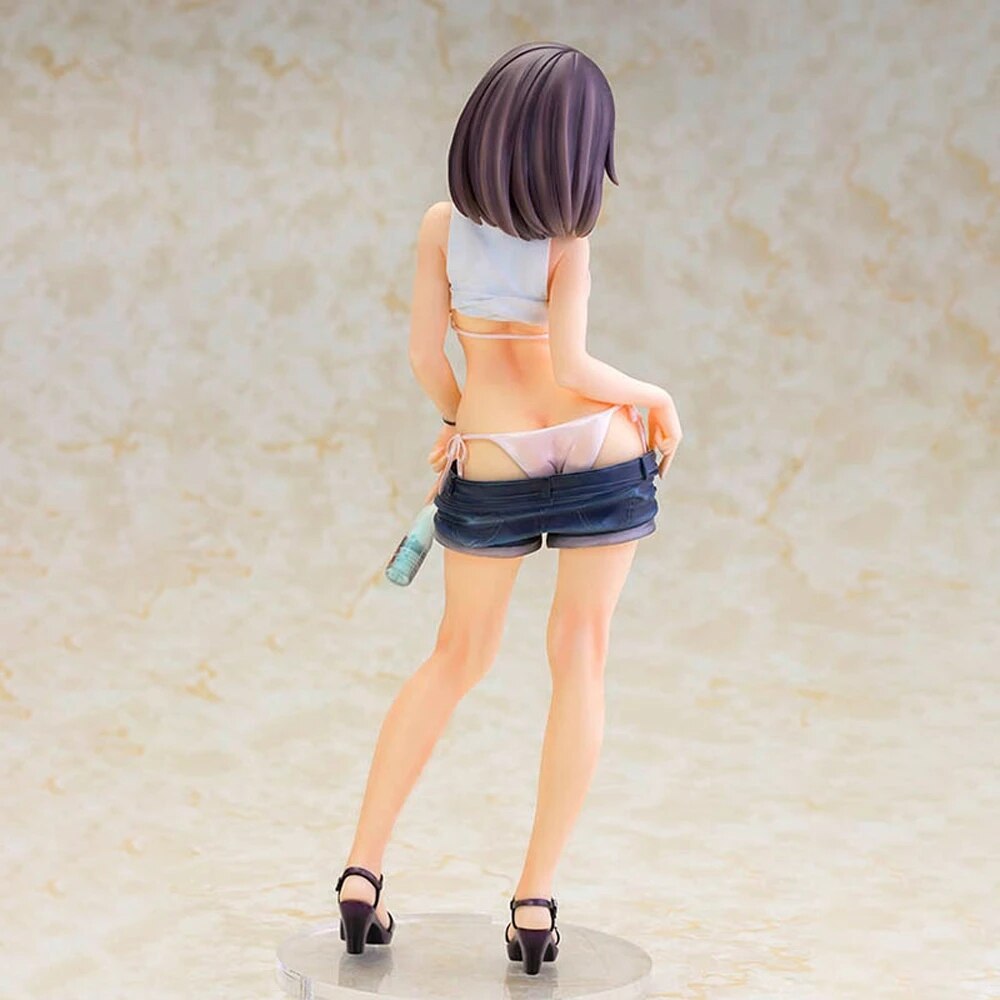 28CM Alphamax SKYTUBE STP Illustration Toshiue Kanojo Illustration by Kekemotsu 1/6 Complete Anime Girl PVC Action Figure Toy