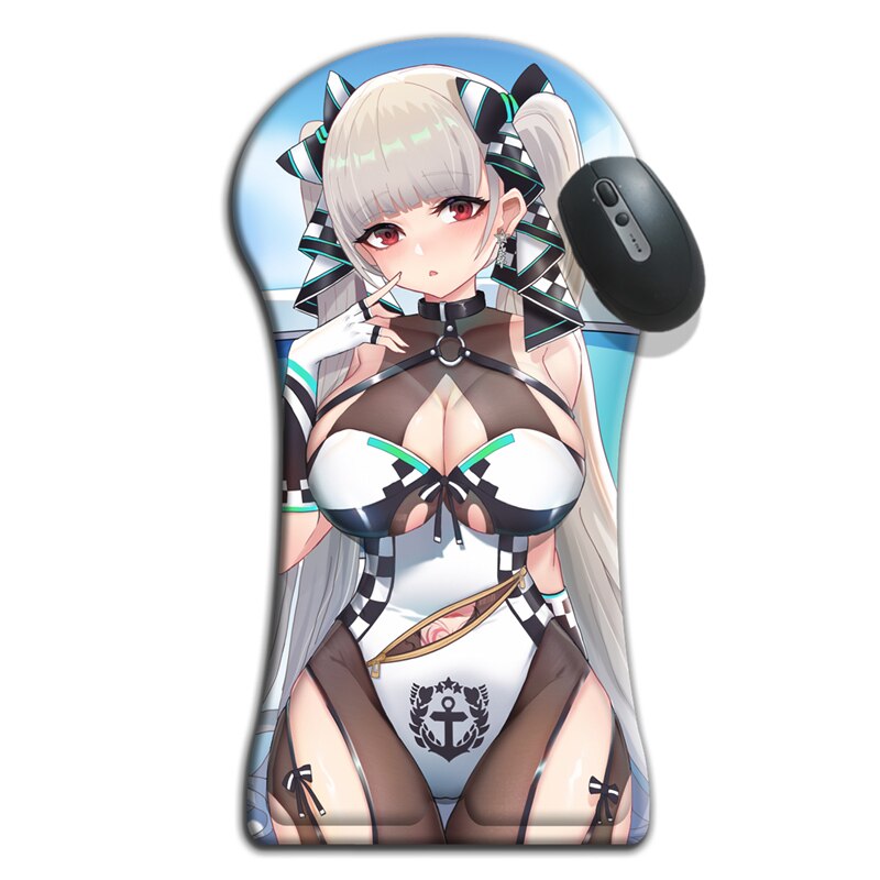 Creative Azur Lane Formidable Cute 3D Whole Body Large Mouse Pad Arm Wrist Rest Anime Ass Oppai Pad