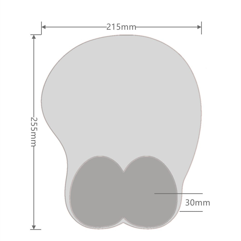 3D Boobs Mousepad | Oppai Ass Tits Mouse Pad | Silicone boobs mousepad