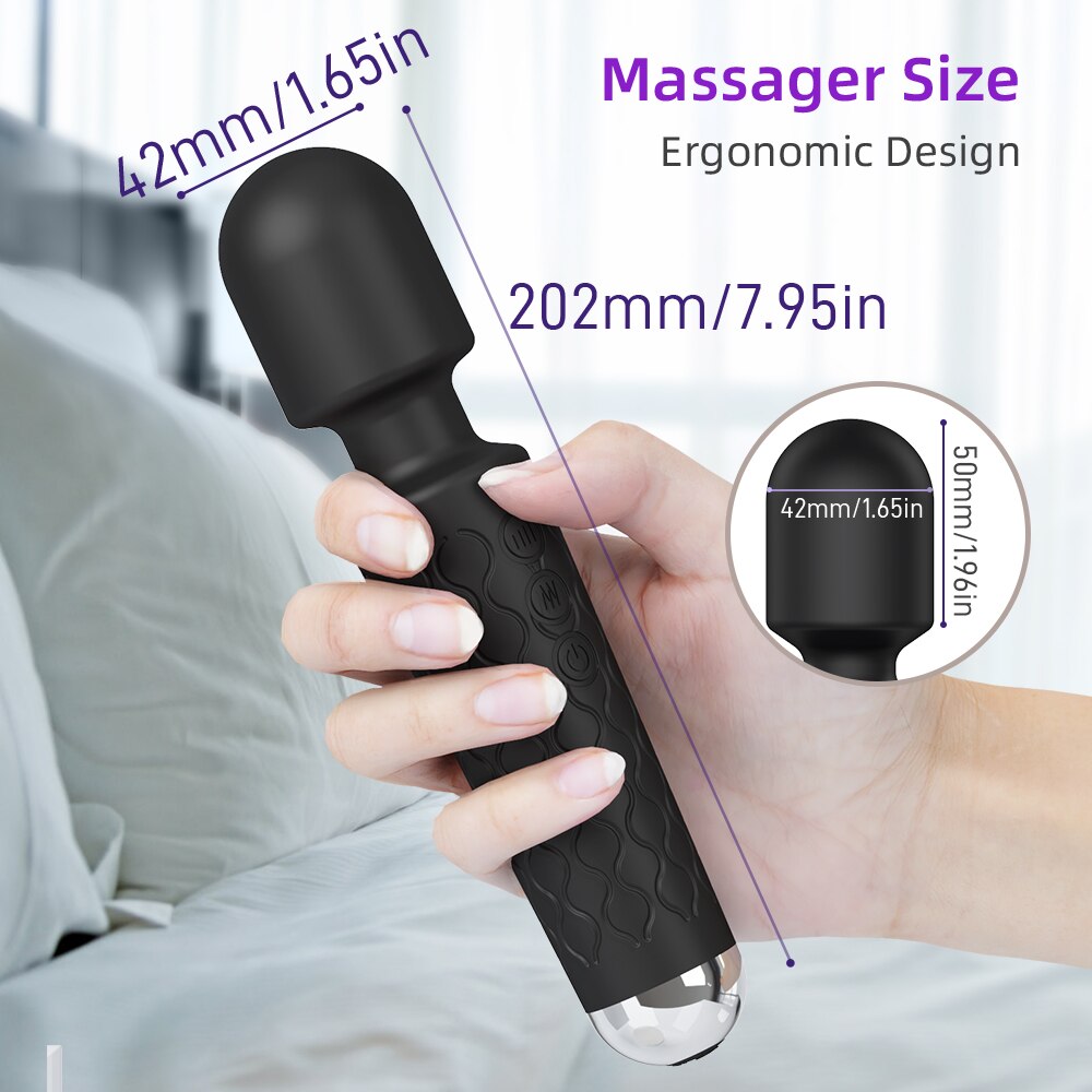 AV Vibrator for Women Clitoris Stimulator USB Rechargeable Massager Goods Sex Toys for Adults 18