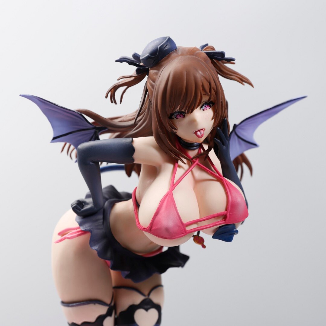 25cm Mataro Original Character Lilith Sexy Anime Figure Native Lilith Pink Cat Action Collectible Figure Model Doll Toys Gifts