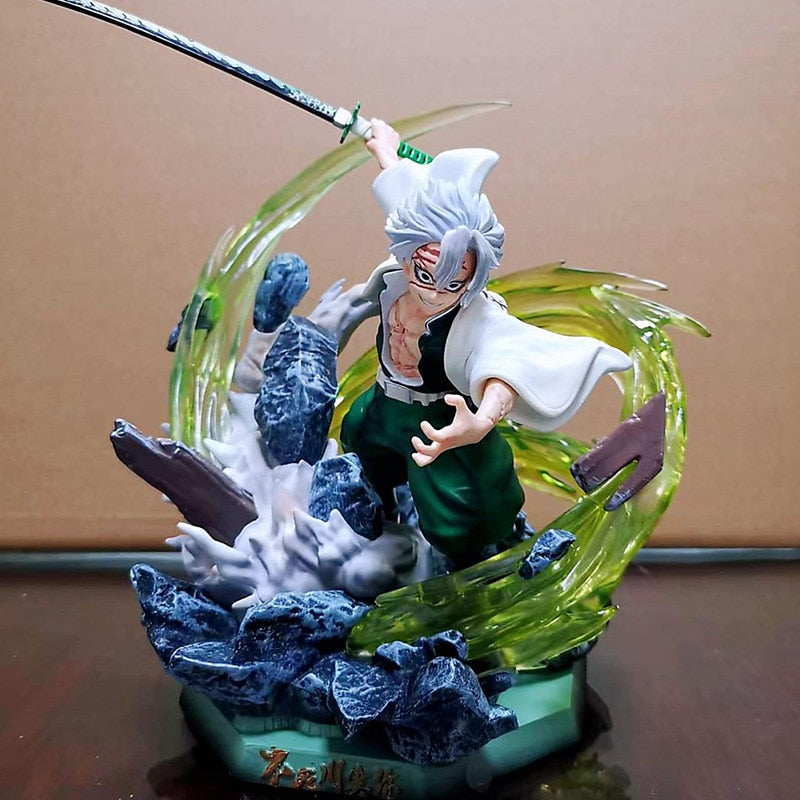 Shinazugawa Sanemi Demon Slayer Model Statue Action Figure Figurine Toy