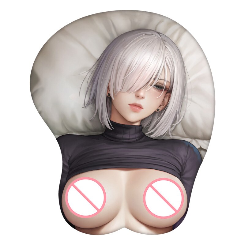 3D Mouse Pad Sexy Naked Girl Fiona Frost Spy x Family Anime Wrist Rest Silicone Sexy Creative Gaming Mousepad Mat