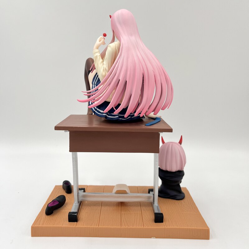 TRUEDECOMIX Anime Figure Darling in The FranXX - Zero Two 02 Pink Hair  Waifu Figure Hot Girl Statue Cartoon Characters Boxed Toy Model  17.5cm/6.9in : : Toys & Games