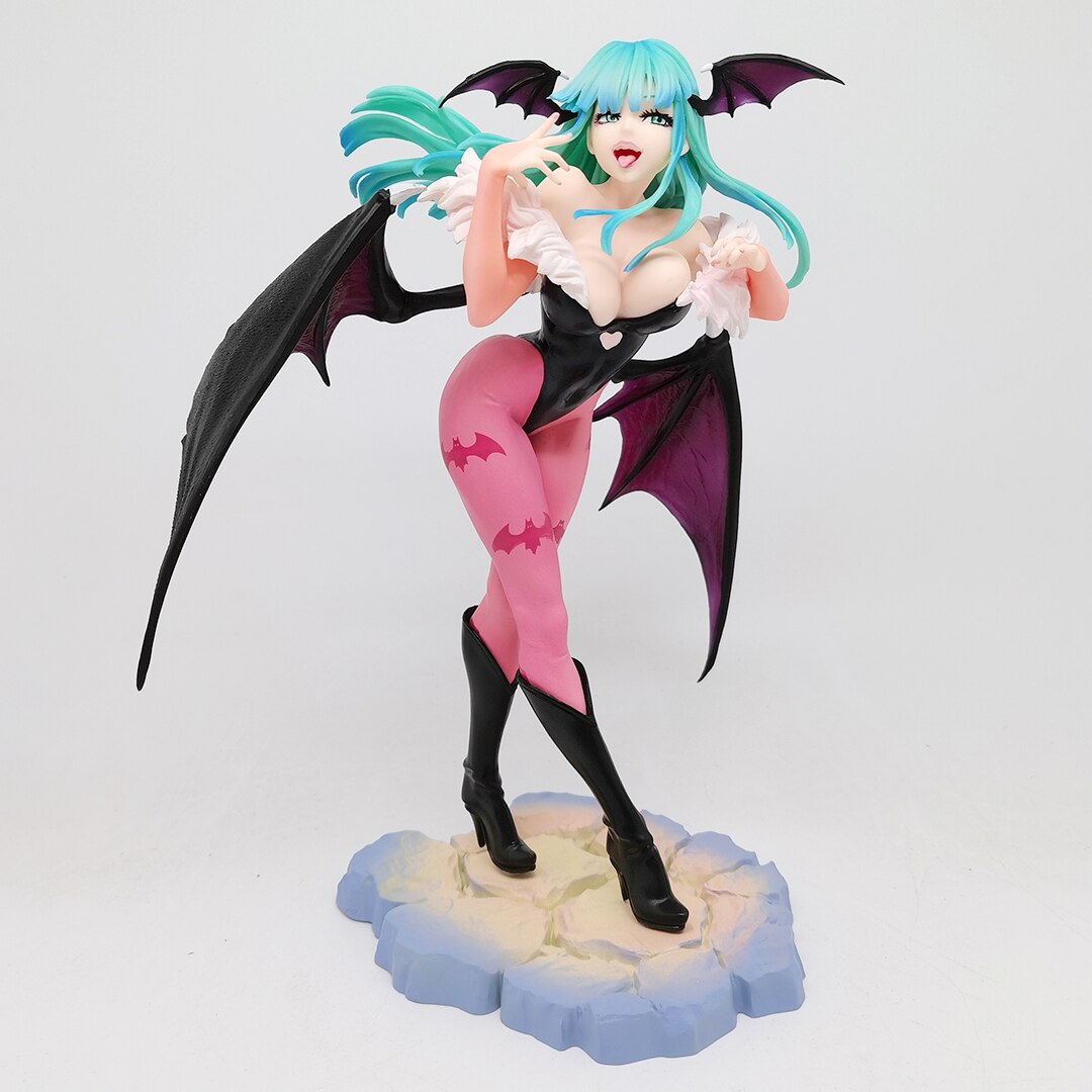 VAMPIRE HUNTER Darkstalkers: The Night Warriors Morrigan Aensland Anime Girl PVC Action Figure Toy Statue Collection Model Doll