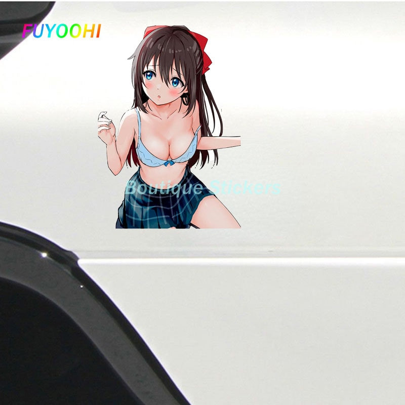 Sexy anime girl Sticker | Bikini Anime girl stickers | Sexy swimsuit stickers | underwear car stickers decal anime cute car accessories decoration