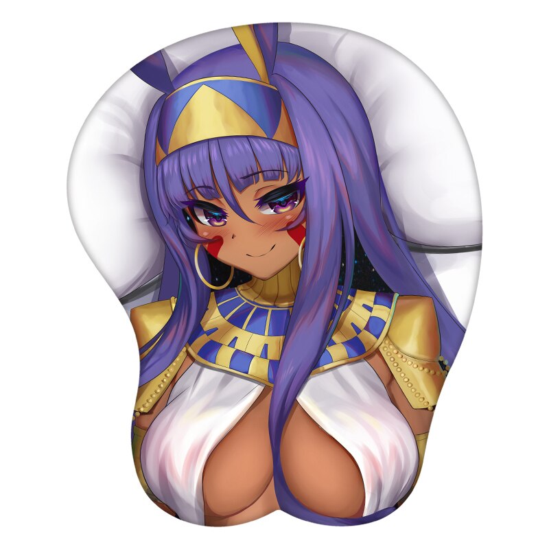 3D Mouse Pad Sexy Girl Nitocris Fate/Grand Order Anime Wrist Rest Silicone Creative Gaming Mousepad Mat