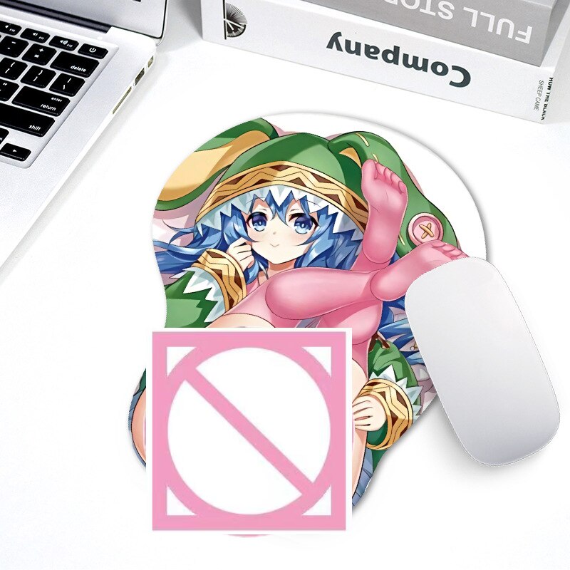 DATE A LIVE One piece Himekawa Yoshino Boa Hancock Anime Mouse Pad with Wrist Support Anti Slip Silicone Hand Rest 3D Mice Mat