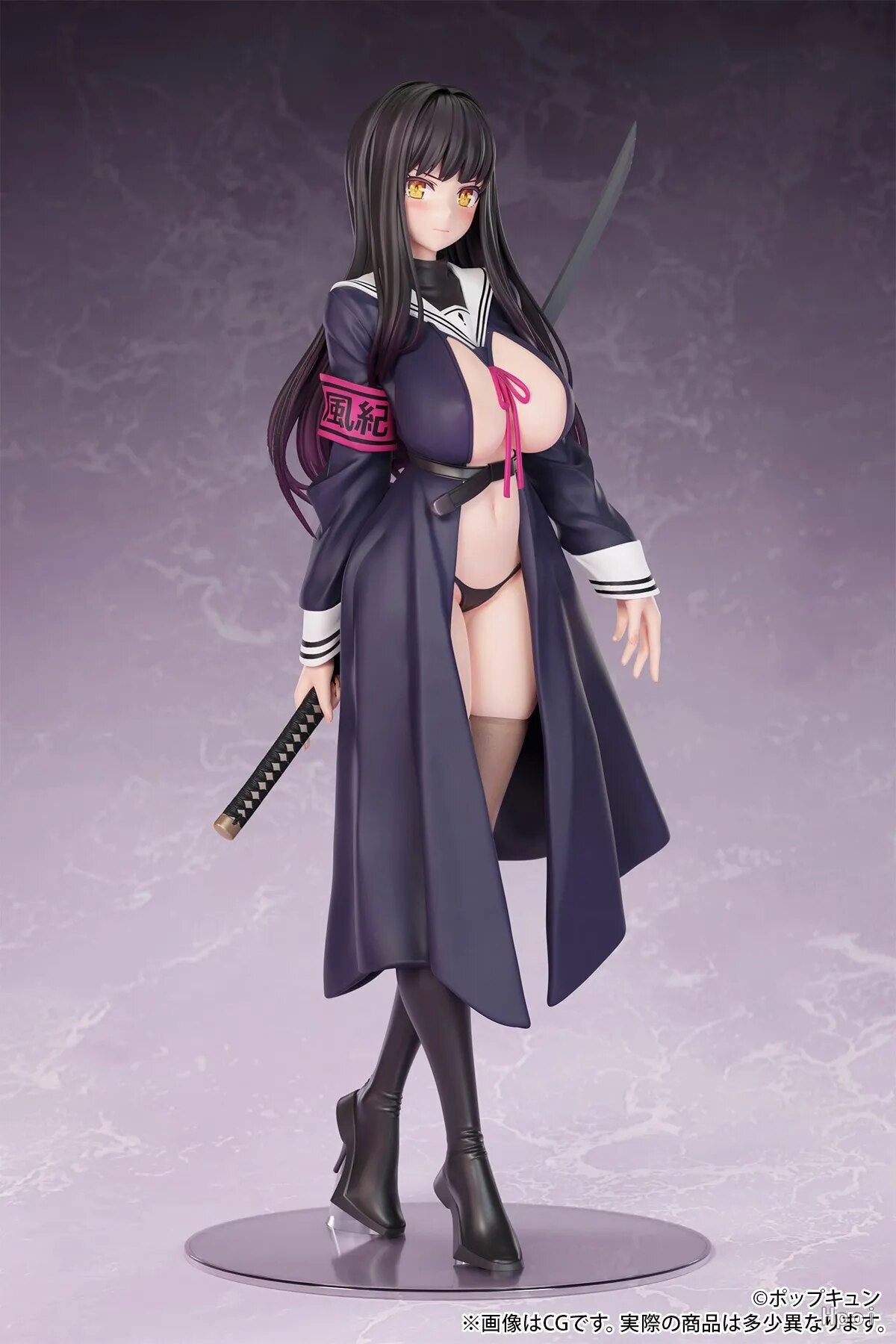 27cm Bfull FOTS JAPAN Sexy Anime Girl Figure Haji Soku Zan Fuuki Iinchou Action Figure Adult Collectible Model Doll Toys