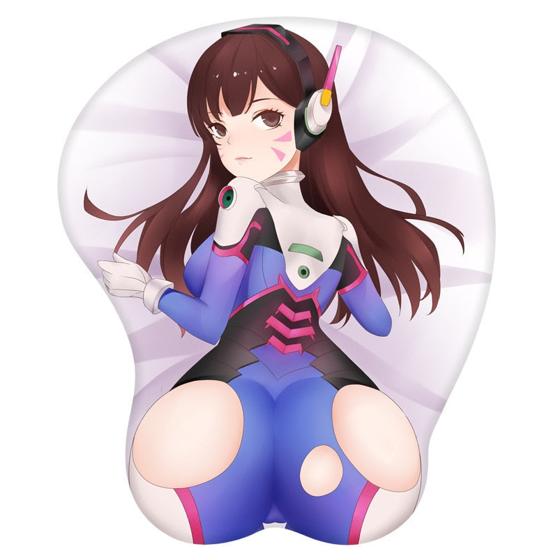 3D Boobs Mousepad | Oppai Ass Tits Mouse Pad | Silicone boobs mousepad