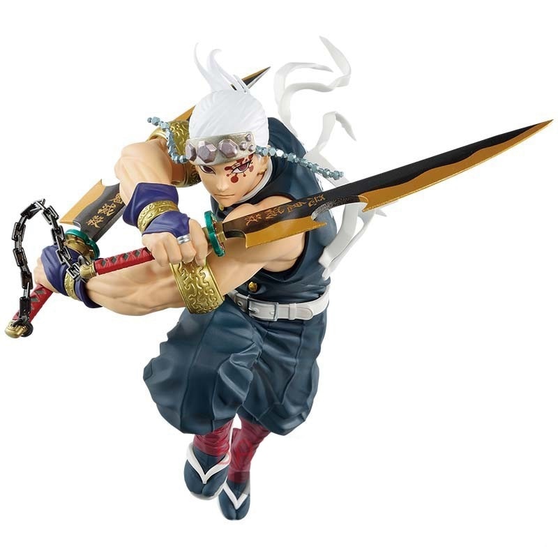 Anime Demon Slayer Model Figure Uzui Tengen Original Character 18 Cm Action Figure Toys For Children Gifts Action Figuine