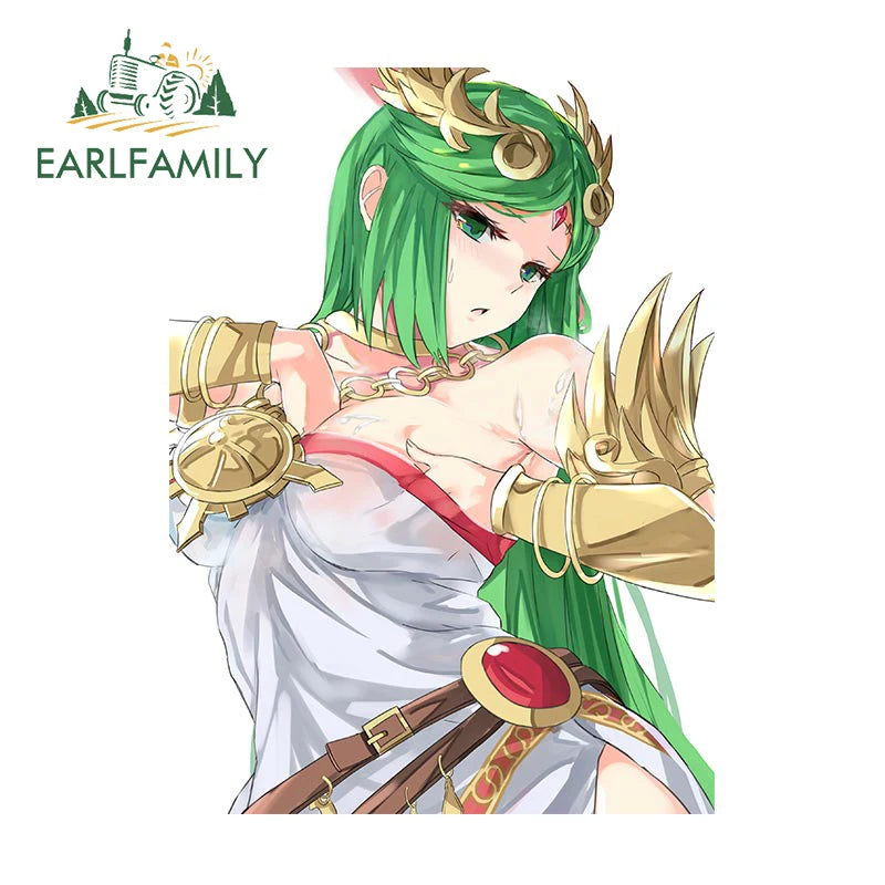 Hentai anime sticker 13cm 3D Sexy Girl Car Sticker Kid Icarus for Palutena Anime JDM Style Waterproof Car Decal Motorcycle Decoration