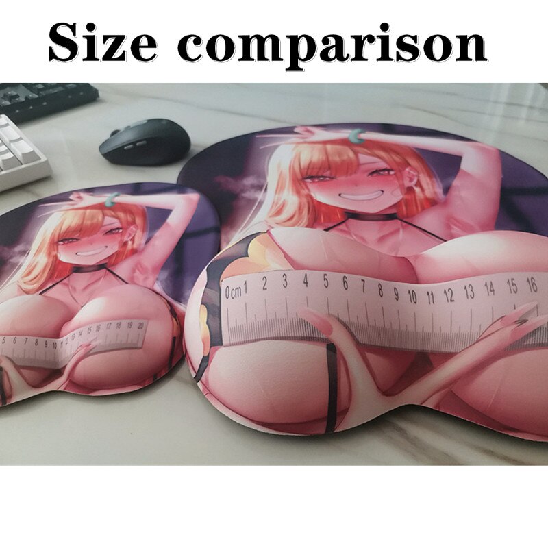Azur Lane Sirius 3D Big Breast Wrist Rest Large Boobs Sexy Mouse Pad Cute Anime Mouse Pad Oppai Silicone Gel Mat Weighs 2000g
