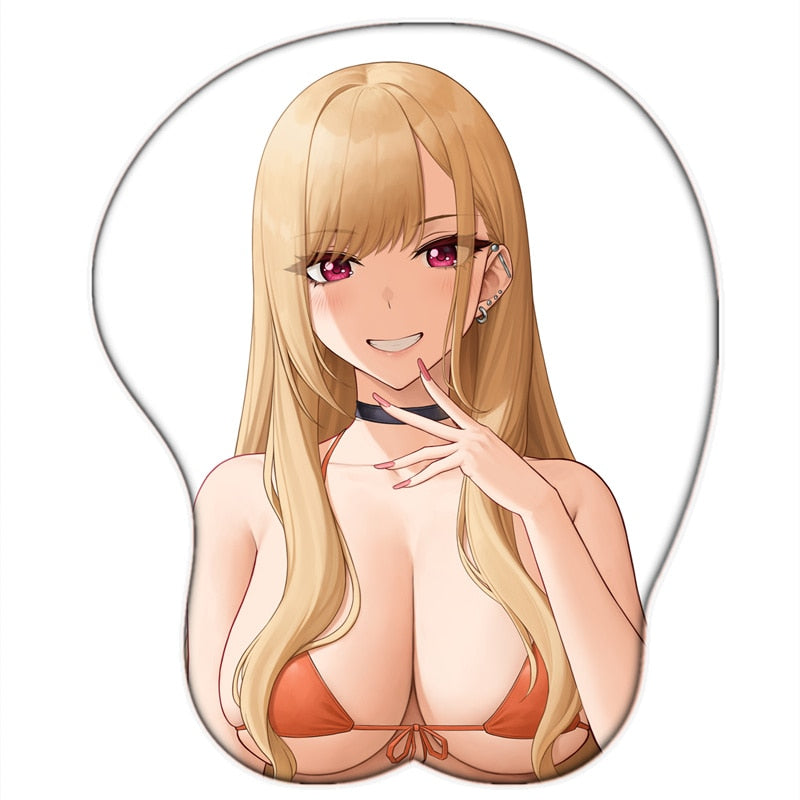 3D Boobs Mousepad | Oppai Ass Tits Mouse Pad | Silicone boobs mousepad