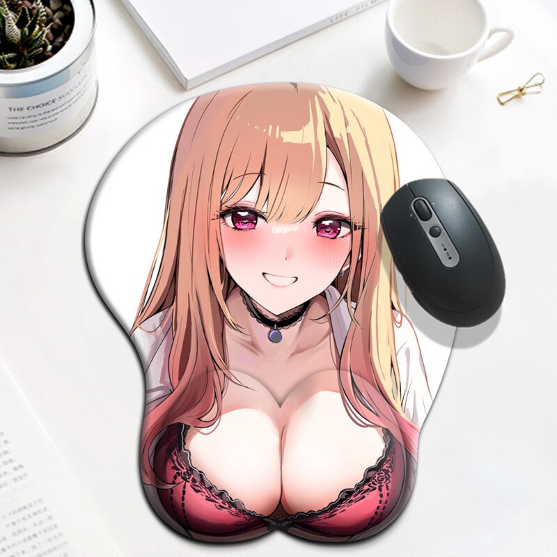 3D Boobs Mousepad | Oppai Ass Tits Mouse Pad | Silicone boobs mousepad