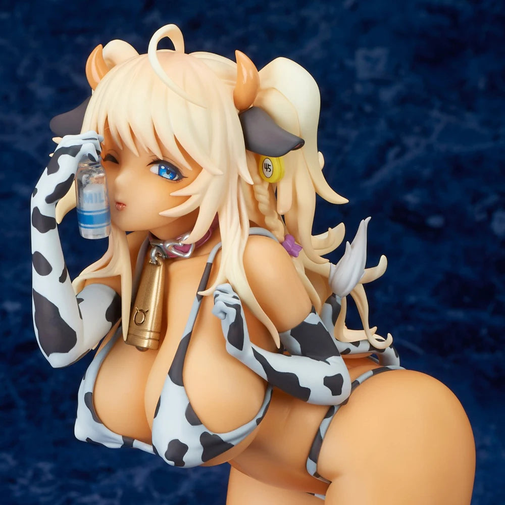 25CM Japanese Anime Lechery Figure Ushio Meg Popped Cow Sexy Girl PVC Action Figure Collectible Model Toys Kid Gift