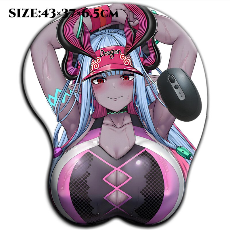 Hentai Fate Ibuki Douji Swimsuit 3D Soft Silicone Big Breasts Mouse Pad Sexy Oppai Super Large Size Anime Gamer Boob Desk Mat