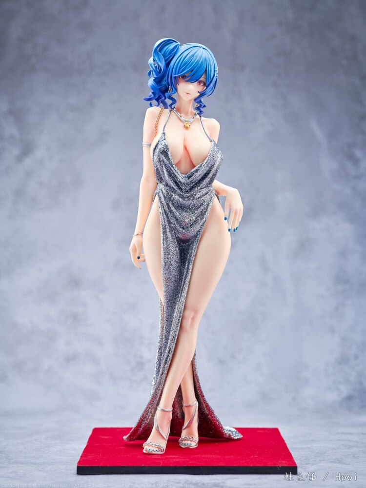 25cm Azur Lane St Louis Sexy Anime Girl Figure Hentai St Louis Dress Ver Action Figure Adult Collectible Model Doll Toys Gifts