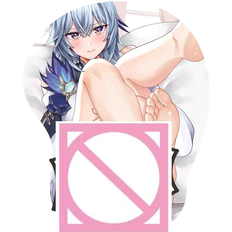 2023 HOT Non-slip 3D Cute Mouse Pad Anime Sexy Girl Nier 2B 3D Hip Soft Mouse Pads with Wrist Rest Gaming Mousepad Mat Gift