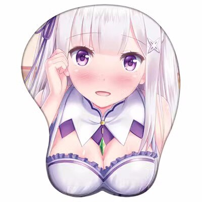 Re:Life in a different world from zero Rem Figure 3d Girl Soft Gel Gaming Mouse Pad Mousepad Wrist Rest 4778 Gifts Man Toy