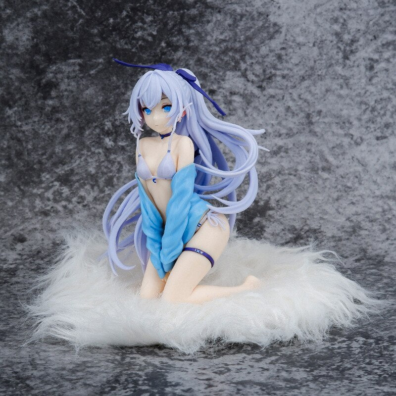 15cm Anime KonoSuba God Blessing On This Wonderful World Action Figure Aqua Swimsuit Kawaii Girl Doll PVC Collectible Model Toy