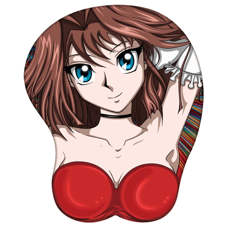 Yu Gi Oh 3D Silicone Mousepad Black Magician Girl Mazaki Anzu Wrist Support Mouse Pad Anime Oppai Sexy Girl Wrist Rest Mouse Pad