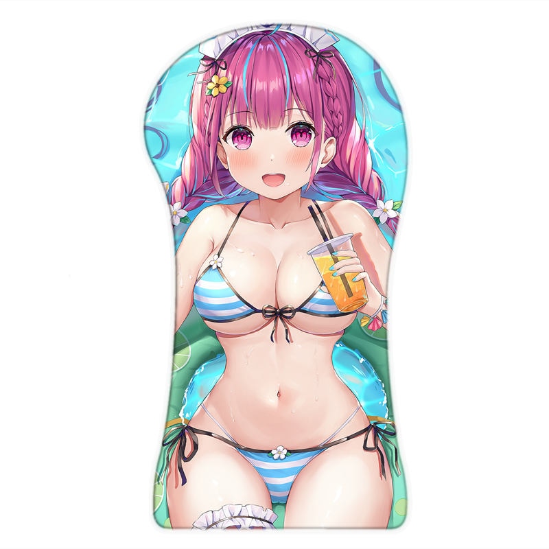 2022 New Creative Hololive Swimsuit 3D Whole Body Large Mouse Pad Gaming Anime Sexy Oppai Pad Ass Mousepad with Arm Wrist Rest