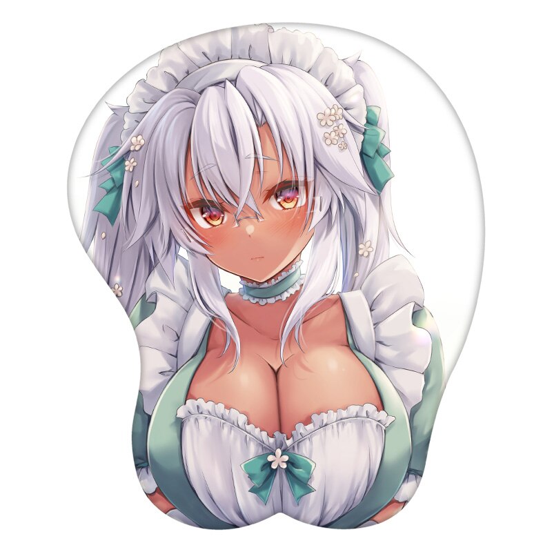 Anime 3D Mouse Pad Musashi Kantai Collection Wrist Rest Silicone Sexy Creative Gaming Mousepad Mat