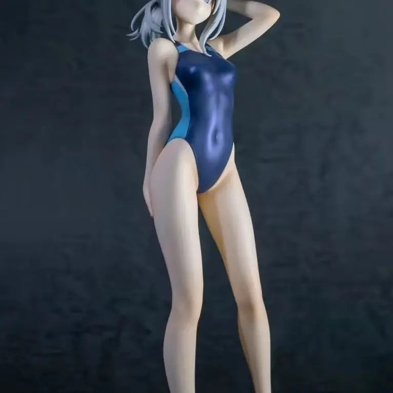 NSFW Blue Archive Sunaookami Shiroko 1/7 Swimsuit ver PVC Action Figure Toy Adults Collection Kawaii Cute Model Doll Gifts