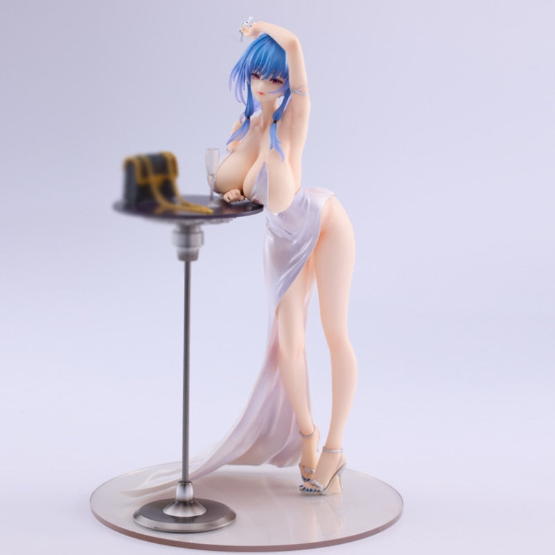 25CM Azur Lane Anime Sexy Girl St. Louis 1/7 Dress Ver PVC Action Figure Game Statue Adults Collection Model Doll Toys Gifts