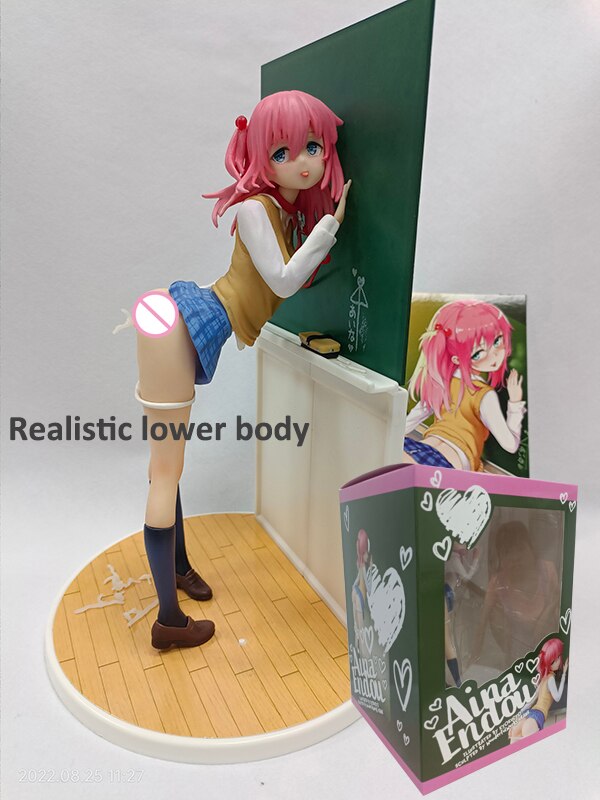 24cm Lovely Aina-chan Endou Aina Sexy Anime Figure Native Pink Cat Aina Endou Action Figure Adult Collection Model Doll Toys