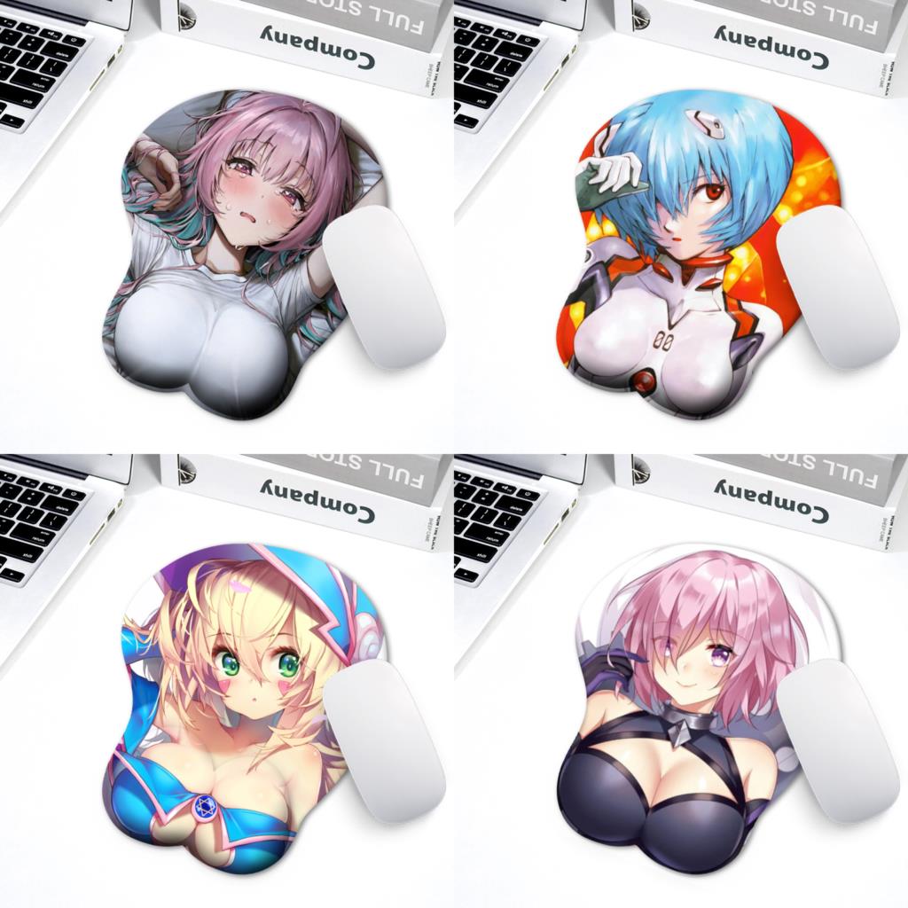 3D Boobs Mousepad | Oppai Ass Tits Mouse Pad | Silicone boobs mousepad