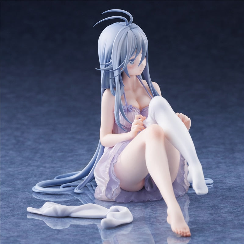 11cm Anime 86- Eighty Six Vladilena·Milize Figure Pajamas Sexy Stocking Pose Model Toys Doll Sleeping Pose Collection Decoration