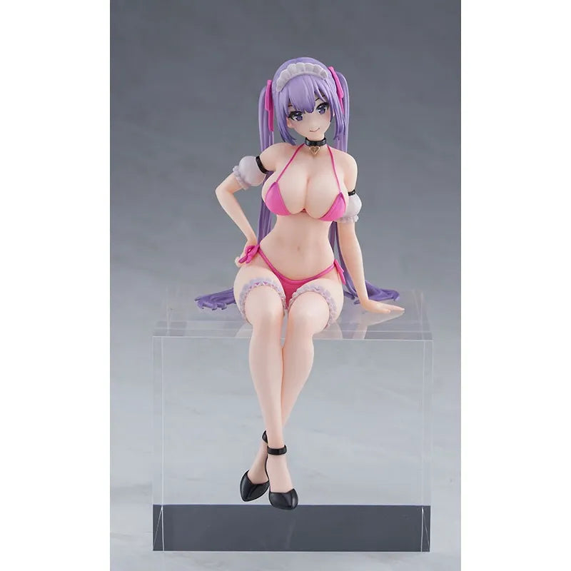 15cm Hentai Mataro Desktop Maid Melty chan Sexy Girl Anime Figure Pink Charm Ayaka chan Action Figure Adult Model Doll Toys Gift