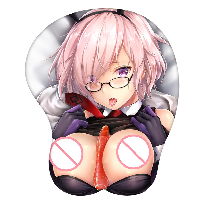 3D Mouse Pad Sexy Girl Mash Kyrielight Fate/Grand Order Anime Wrist Rest Silicone Creative Gaming Mousepad Mat