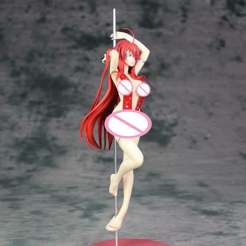 25cm High School DxD Sexy Rias Gremory Pole Dance Action Figure PVC New Collection Figures Toys Collection For Christmas Gift