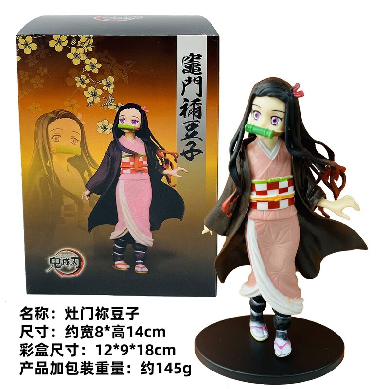 Figurines de dessin animé Demon Slayer Tokitou Muichirou, jouets en PVC de 16cm Kanroji Mitsuri Shinazugawa Sanemi Kimetsu no Yaiba, poupée d'action Figma