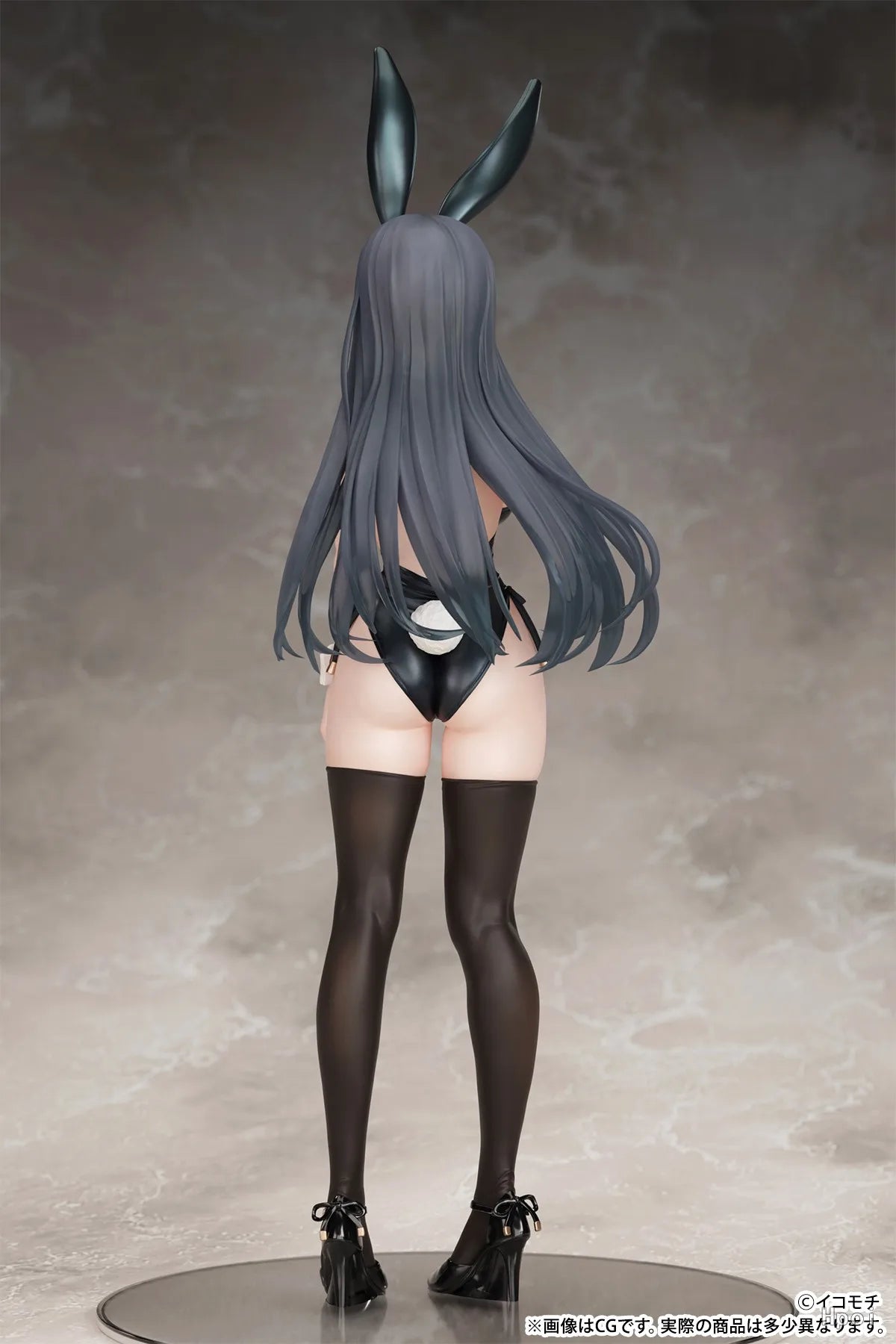 1/7 B full Anime Girl Figure Kuro Bunny Kouhaichan Mask Ver 25cm PVC Action Figure Toy Adults Collection hentai Model Doll gifts