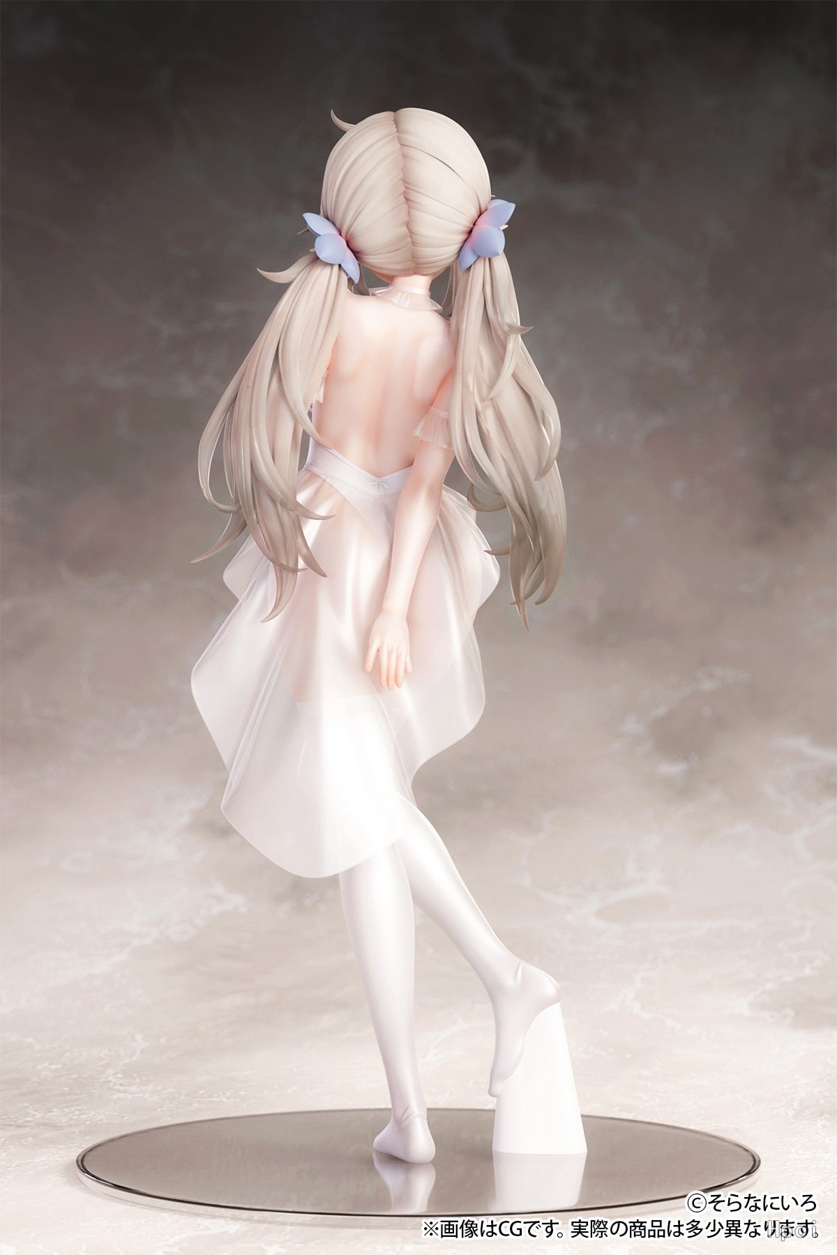 25CM Anime Figure Pure White Elf  Pvc Action Figure Home/Office Decoration Japanese Anime Collection toys Hentai model doll gift