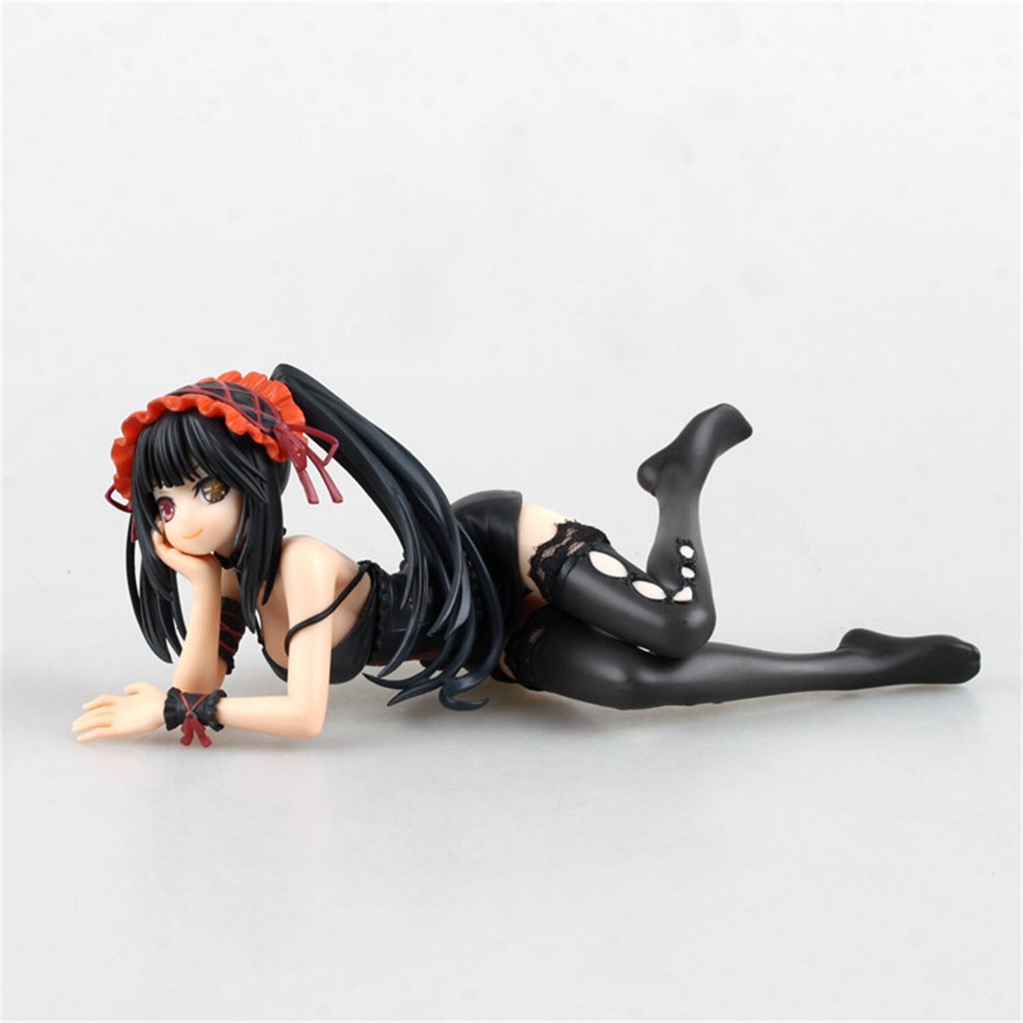 DATE A LIVE Tokisaki Kurumi Nightmare Sleeping Position PVC Action Figures Toy Sexy Girl Statue Adult Collection Model Doll Gift