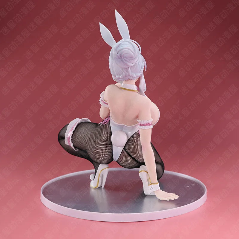 Figurine natif Hito Tsukiai ga Nigate na Miboujin no Yukionna-san à Noroi no Yubiwa Yukino Mifuyu Bunny Ver, modèle en PVC, cadeaux