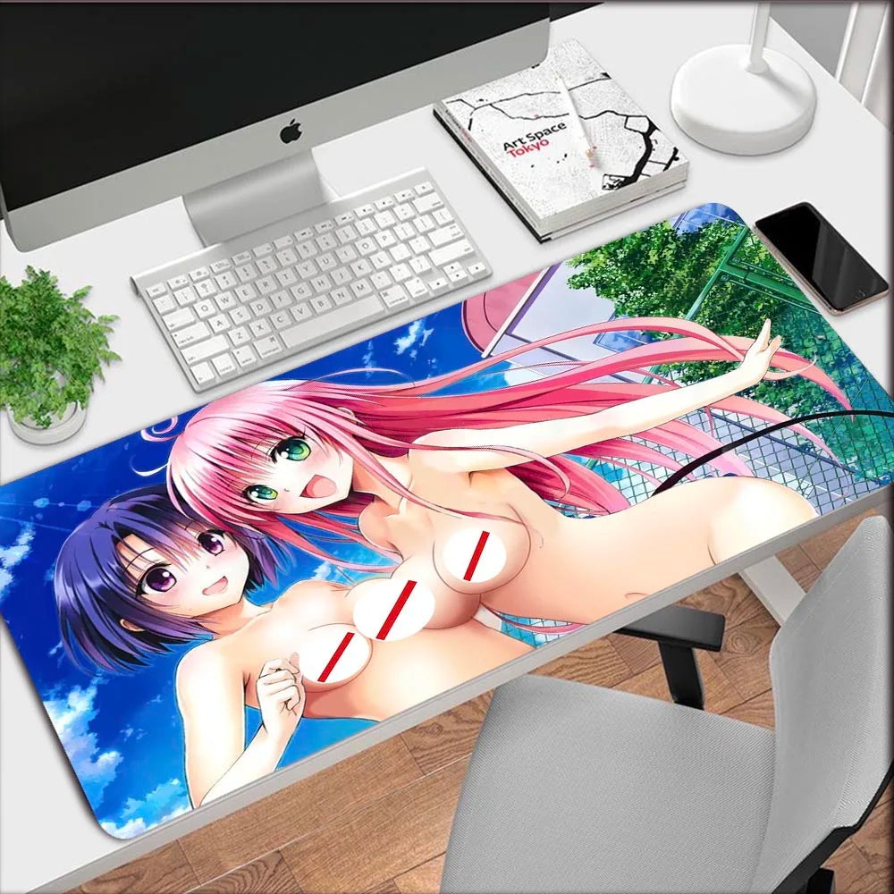 Busty Sexy Bikini Girl Anime Mouse Pad Laptop Gaming Accessories Keyboard Carpet Computer Desktop Gamer Large Mouse Pad Desk Mat