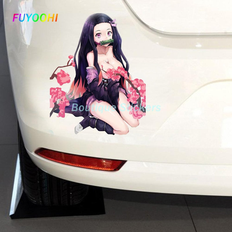 Sexy anime girl Sticker | Bikini Anime girl stickers | Sexy swimsuit stickers | underwear car stickers decal anime cute car accessories decoration