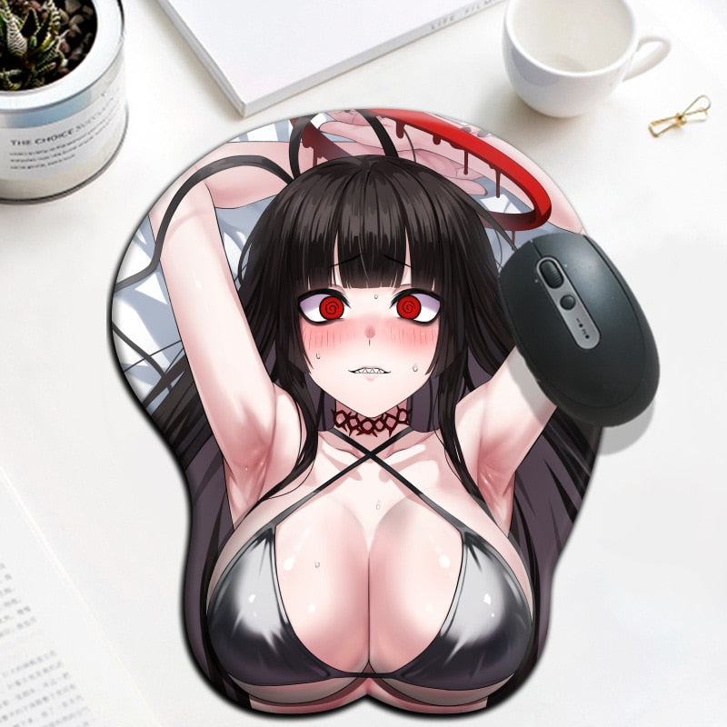 3D Boobs Mousepad | Oppai Ass Tits Mouse Pad | Silicone boobs mousepad