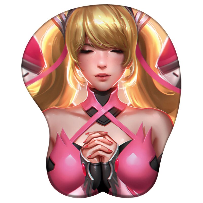 Overwatch Mouse Pad Gel Wrist Rest D.Va Mercy 3D Silicone Mousepad Anime Game 3D Wristband Mouse Pad Diy Sexy 3D Wrist Rest Pad