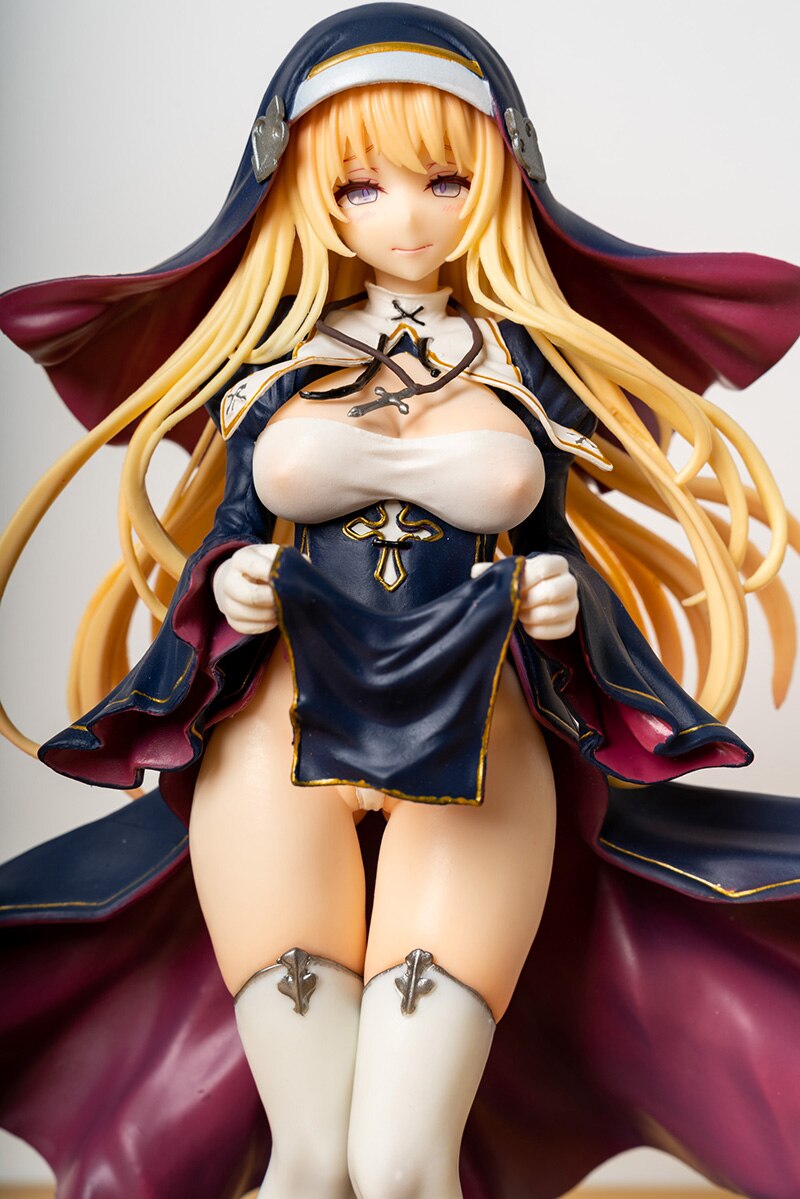 26cm Vibrastar Nun Charlotte 1/6 Skytube Japanese Anime sexy Girl PVC Action Figure Toy Native Adults Collection Model Doll