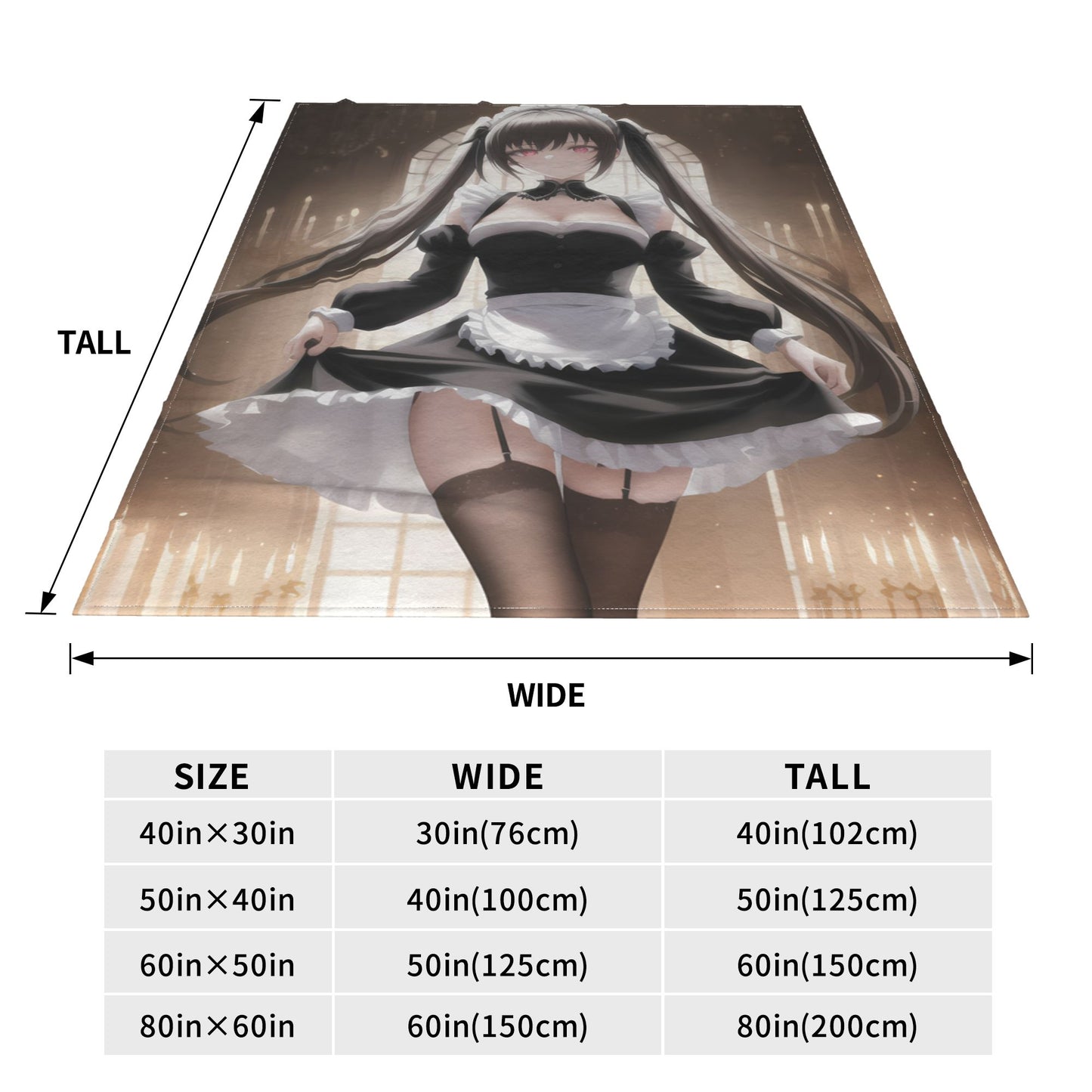 Anime Girl Super Soft Flannel Throw Blanket Lightweight Air Conditioner Blanket Cooling Summer Blanket Cute Cartoon Girl Blanket