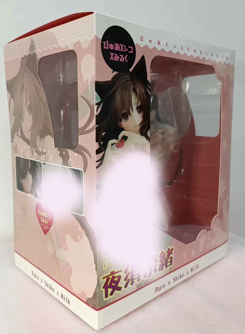 18cm F.W.A.T Pure x Shiko x Milk Yasu Nao 1/6 Anime Sexy Girl PVC Action Figure Toy Adult Collection Model Hentai Doll Gift